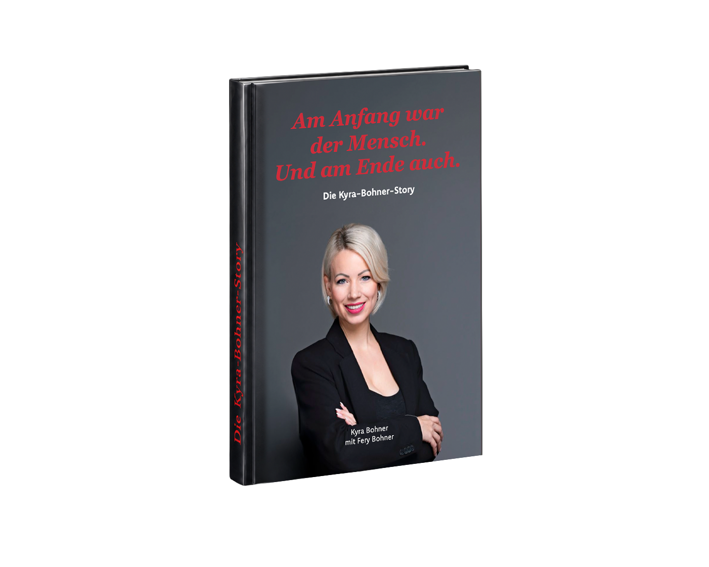 Buchcover: Am Anfang war der Mensch. Und am Ende auch., von Kyra Bohner
