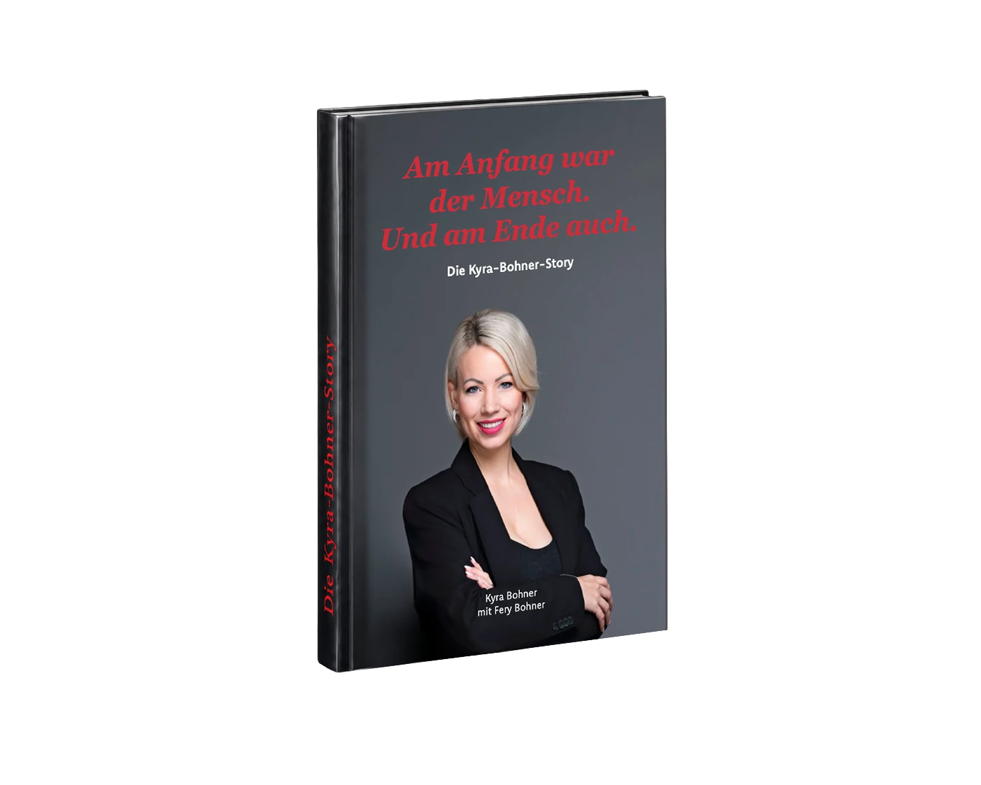 Buchcover: Am Anfang war der Mensch. Und am Ende auch., von Kyra Bohner